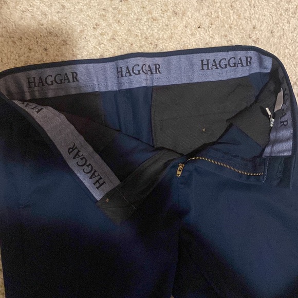 Men’s Dress Pants Navy Blue Size 33x32 - Picture 2 of 4